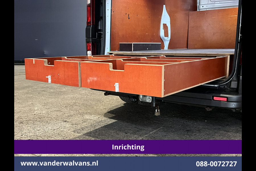 Opel Vivaro 1.6 CDTI 126pk L2H1 Inrichting dubbele vloer Euro6 Airco | Camera | Navigatie | Cruisecontrol | Trekhaak | LED Parkeersensoren, Bijrijdersbank, Achterklep