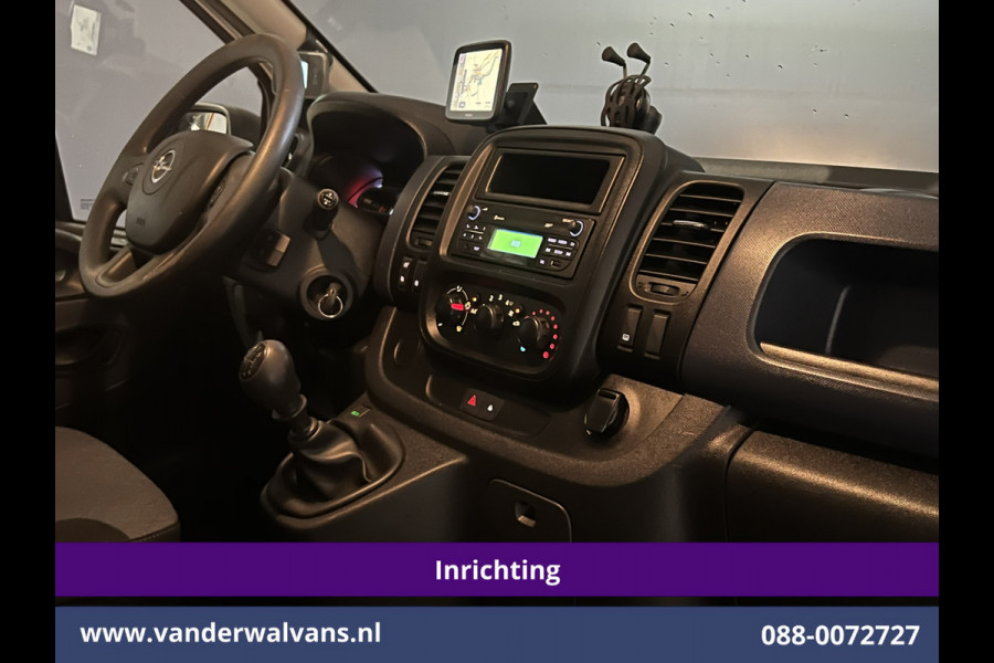Opel Vivaro 1.6 CDTI 126pk L2H1 Inrichting dubbele vloer Euro6 Airco | Camera | Navigatie | Cruisecontrol | Trekhaak | LED Parkeersensoren, Bijrijdersbank, Achterklep