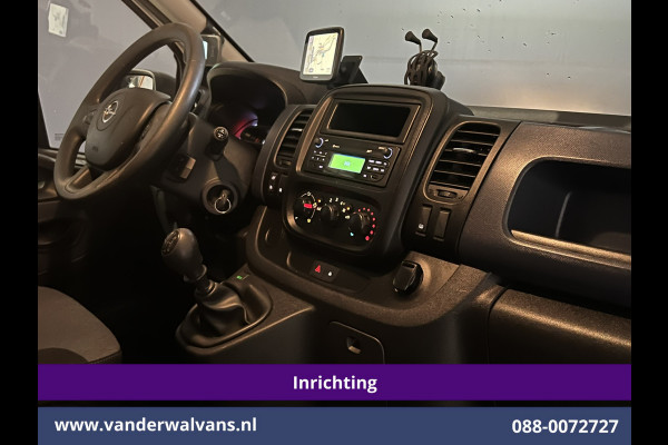 Opel Vivaro 1.6 CDTI 126pk L2H1 Inrichting dubbele vloer Euro6 Airco | Camera | Navigatie | Cruisecontrol | Trekhaak | LED Parkeersensoren, Bijrijdersbank, Achterklep