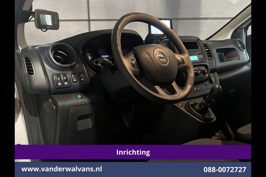 Opel Vivaro 1.6 CDTI 126pk L2H1 Inrichting dubbele vloer Euro6 Airco | Camera | Navigatie | Cruisecontrol | Trekhaak | LED Parkeersensoren, Bijrijdersbank, Achterklep
