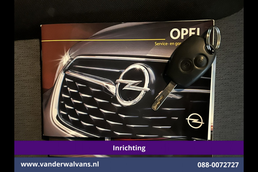 Opel Vivaro 1.6 CDTI 126pk L2H1 Inrichting dubbele vloer Euro6 Airco | Camera | Navigatie | Cruisecontrol | Trekhaak | LED Parkeersensoren, Bijrijdersbank, Achterklep