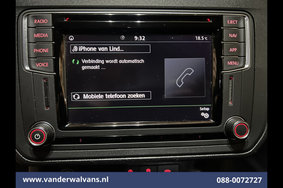Volkswagen Caddy 2.0 TDI L1H1 Euro6 Airco | Navigatie | Camera | Cruisecontrol | Trekhaak | Apple Carplay | Android Auto Parkeersensoren