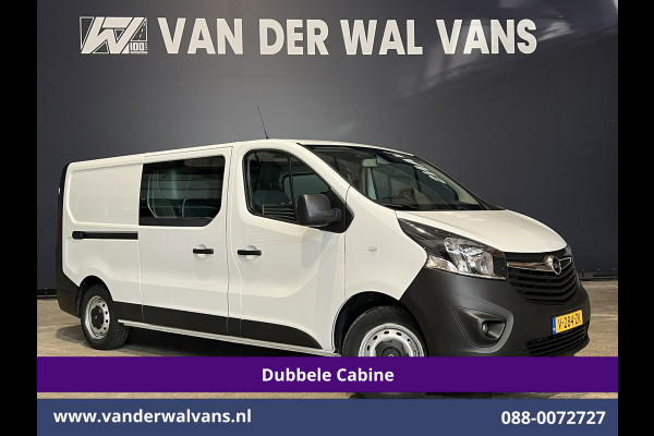 Opel Vivaro 1.6 CDTI 126pk L2H1 Dubbele Cabine Euro6 Airco | 5-Zits | Navigatie | Camera | LED | Cruisecontrol | Trekhaak Parkeersensoren