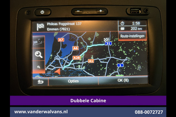 Opel Vivaro 1.6 CDTI 126pk L2H1 Dubbele Cabine Euro6 Airco | 5-Zits | Navigatie | Camera | LED | Cruisecontrol | Trekhaak Parkeersensoren