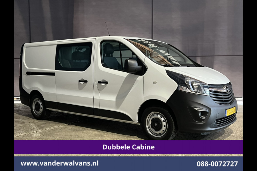 Opel Vivaro 1.6 CDTI 126pk L2H1 Dubbele Cabine Euro6 Airco | 5-Zits | Navigatie | Camera | LED | Cruisecontrol | Trekhaak Parkeersensoren