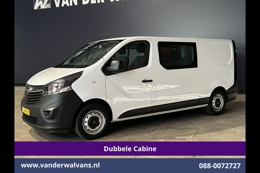 Opel Vivaro 1.6 CDTI 126pk L2H1 Dubbele Cabine Euro6 Airco | 5-Zits | Navigatie | Camera | LED | Cruisecontrol | Trekhaak Parkeersensoren