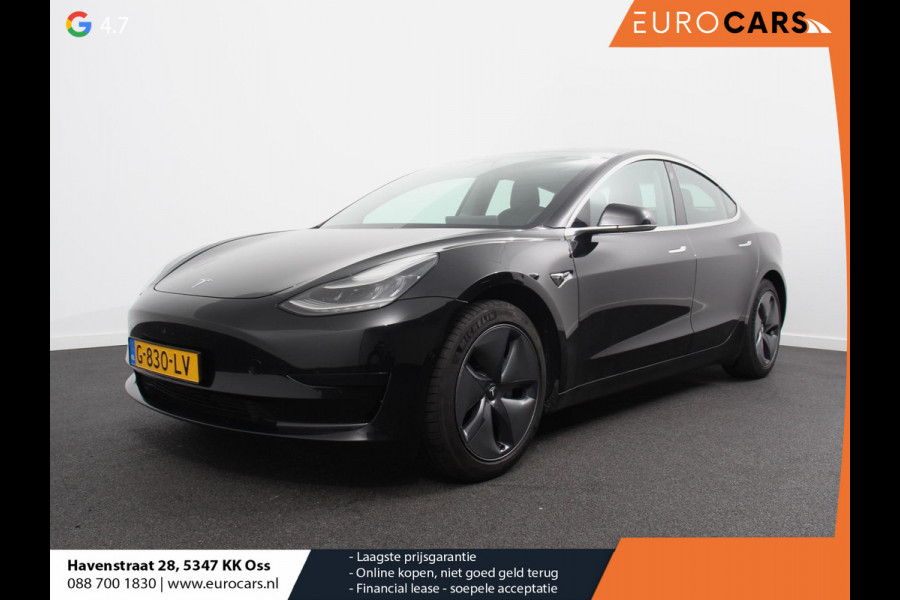 Tesla Model 3 Standard RWD Plus 60 kWh | Navigatie | Panorama dak | 360 camera | Parkeersensoren | Stoelverwarming | 19" lichtmetalen velgen | Ledverlichting Leder | Climate Control |