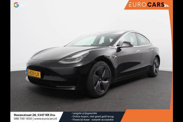 Tesla Model 3 Standard RWD Plus 60 kWh | Navigatie | Panorama dak | 360 camera | Parkeersensoren | Stoelverwarming | 19" lichtmetalen velgen | Ledverlichting Leder | Climate Control |
