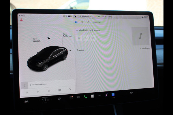 Tesla Model 3 Standard RWD Plus 60 kWh | Navigatie | Panorama dak | 360 camera | Parkeersensoren | Stoelverwarming | 19" lichtmetalen velgen | Ledverlichting Leder | Climate Control |