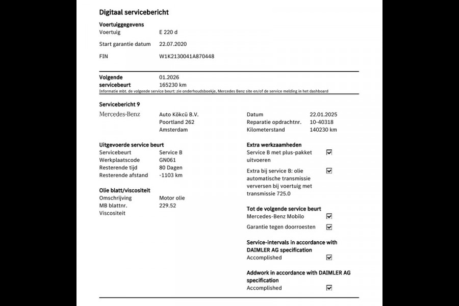 Mercedes-Benz E-Klasse E220 d Widescreen Camera Distronic