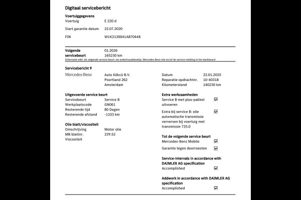 Mercedes-Benz E-Klasse E220 d Widescreen Camera Distronic