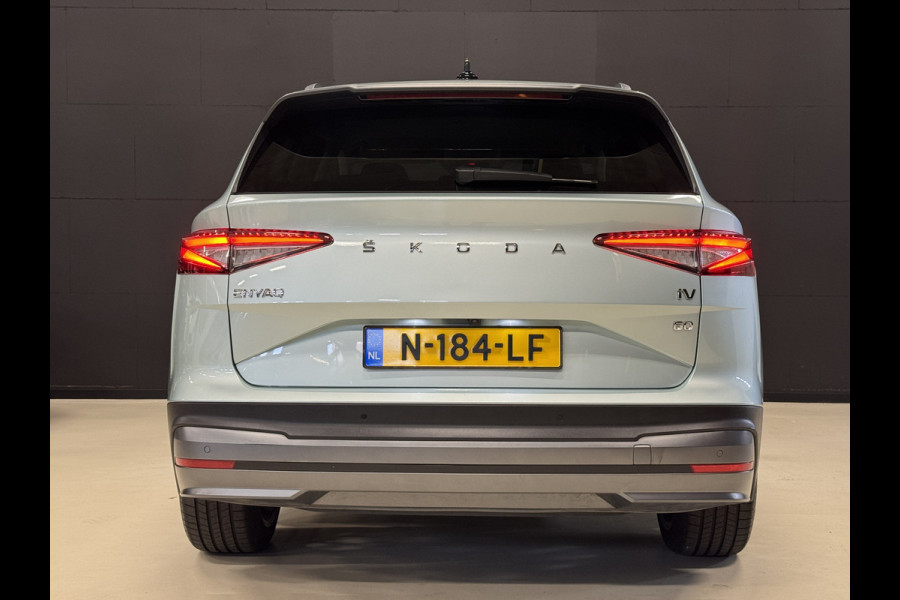 Škoda ENYAQ iV 60 First Edition | SOH 93% | Camera | Elektr. stoel + geheugen | Adaptive cruise | Carplay | Stoelverwarming
