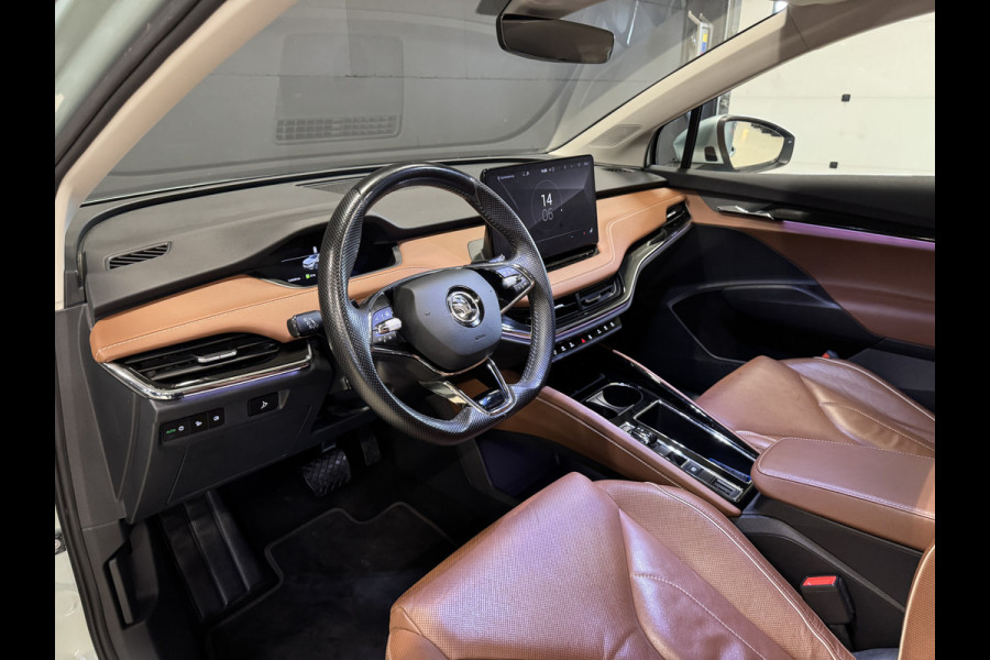Škoda ENYAQ iV 60 | Pano | Leder | Memory | Sfeerverlichting | Camera | Stoel/stuurverwarming | Adaptive cruise | Carplay