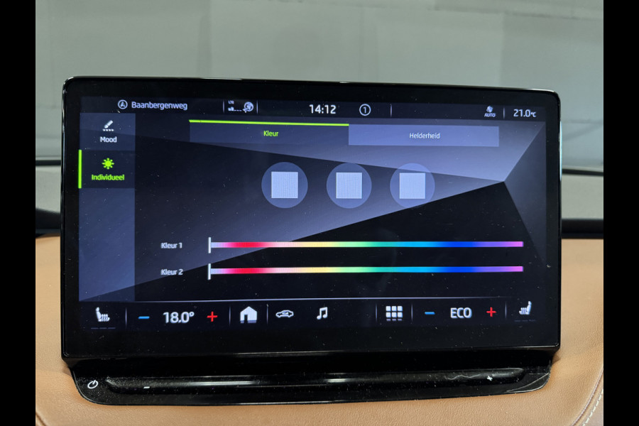 Škoda ENYAQ iV 60 | Pano | Leder | Memory | Sfeerverlichting | Camera | Stoel/stuurverwarming | Adaptive cruise | Carplay