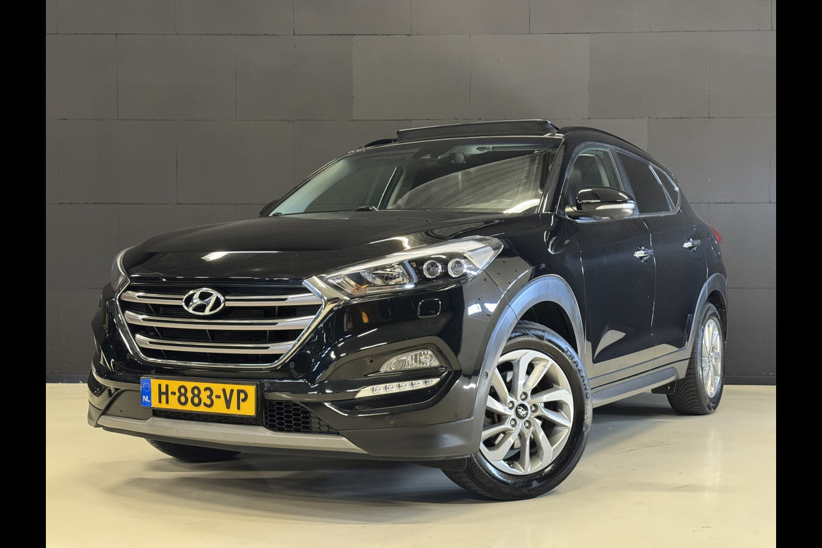 Hyundai Tucson 1.6 T-GDi Premium 4WD 177PK Automaat | Panoramadak | Leder | Camera | Trekhaak | Stoelverwarming/koeling Hyundai Tucson 1.6 T-GDi Premium 4WD 177PK Automaat | Panoramadak | Leder | Camera | Trekhaak | Stoelverwarming/koeling