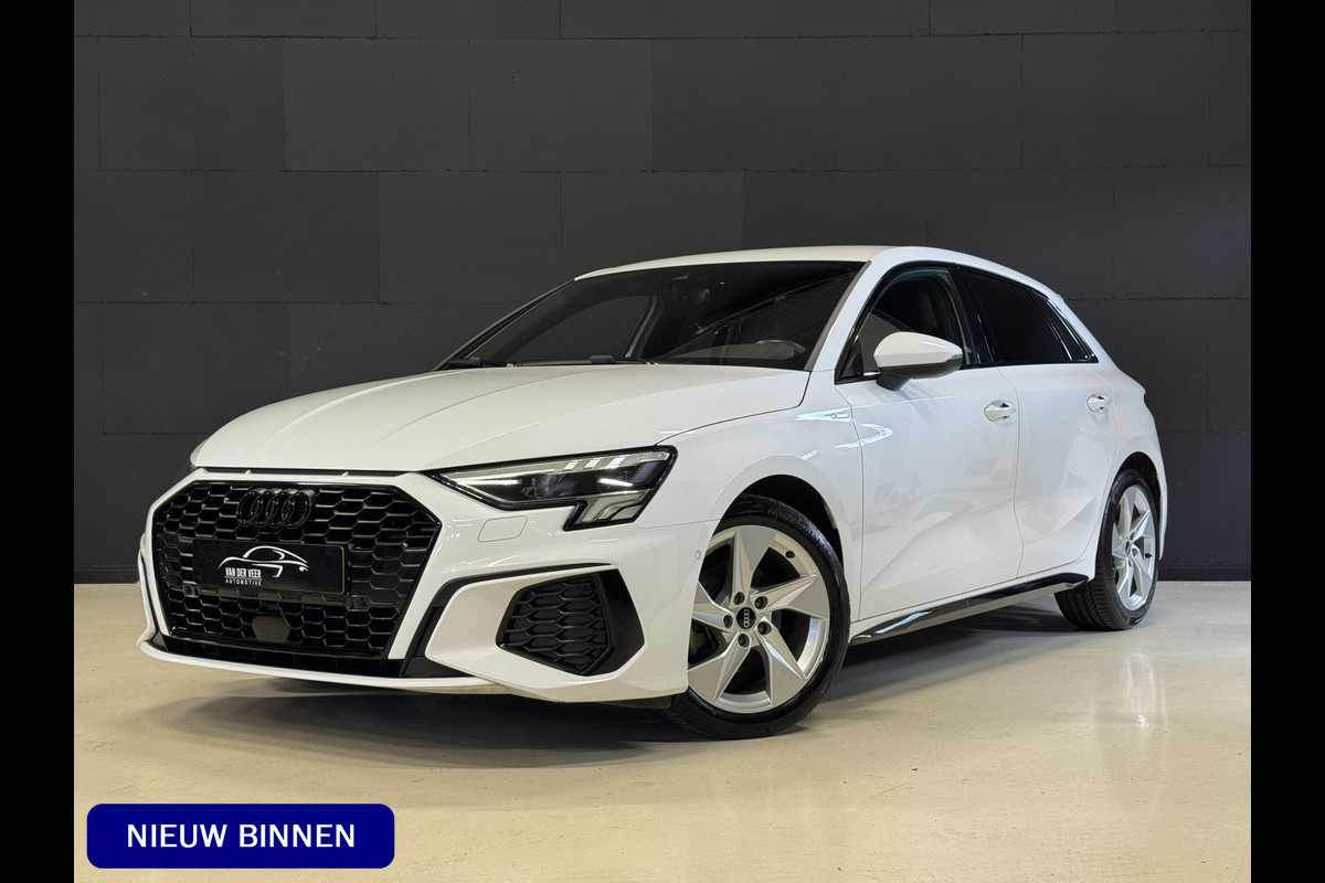 Audi A3 Sportback 30 TFSI S edition | 2x S-line | Automaat | Adaptive cruise | Carplay | Afn. trekhaak | Full LED | Navi Audi A3 Sportback 30 TFSI S edition | 2x S-line | Automaat | Adaptive cruise | Carplay | Afn. trekhaak | Full LED | Navi