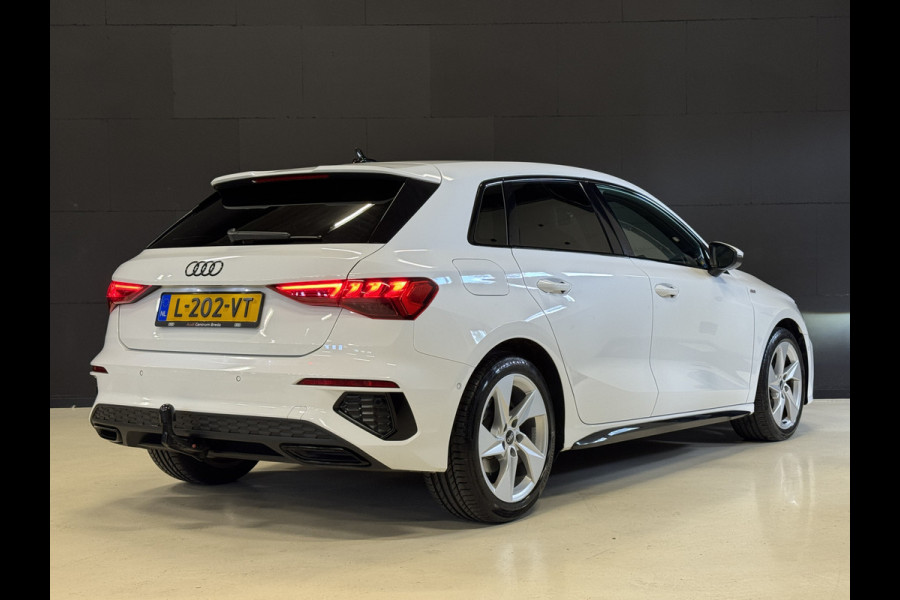 Audi A3 Sportback 30 TFSI S edition | 2x S-line | Automaat | Adaptive cruise | Carplay | Afn. trekhaak | Full LED | Navi