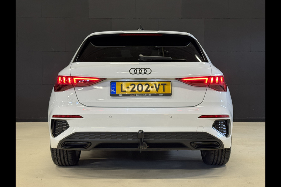 Audi A3 Sportback 30 TFSI S edition | 2x S-line | Automaat | Adaptive cruise | Carplay | Afn. trekhaak | Full LED | Navi