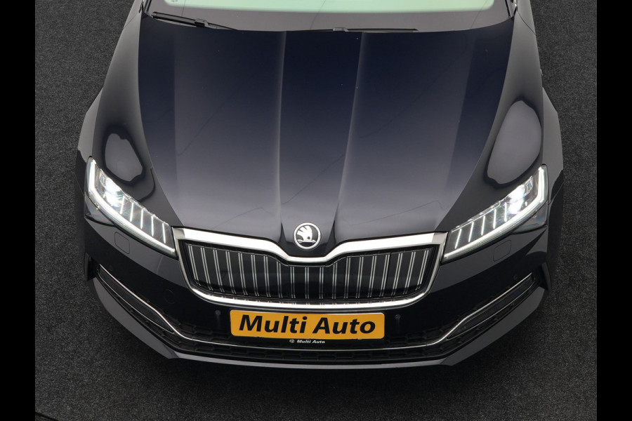 Škoda Superb Combi 1.4 TSI iV Laurin & Klement Plug In Hybrid 218pk Dealer O.H PHEV | Panodak | Adaptive Cruise | Camera | Lederen Sportstoelen Memory & Ventilatie |  Crystal LED | Apple Carplay | Lane Assist | Stoelverwarming | Navigatie |  DAB |