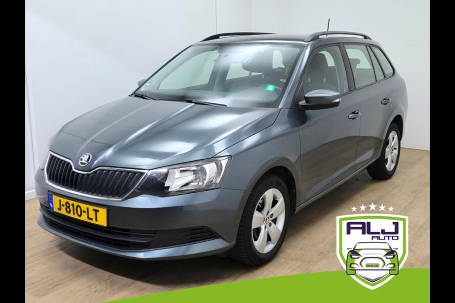 Škoda Fabia Combi Occasion met airco en isofix | Tweedehands Skoda Fabia kleine stationwagen in antracietgrijs | Sportvelgen