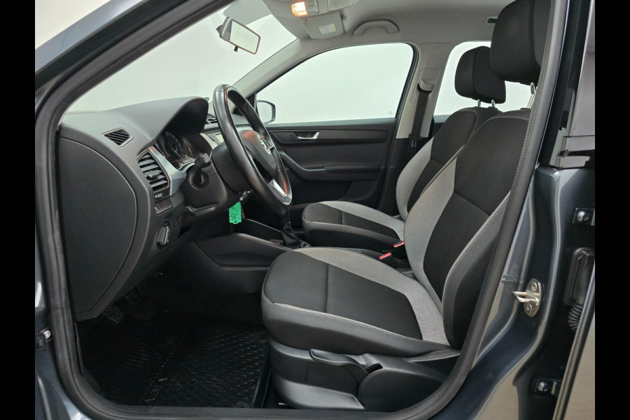Škoda Fabia Combi Occasion met airco en isofix | Tweedehands Skoda Fabia kleine stationwagen in antracietgrijs | Sportvelgen