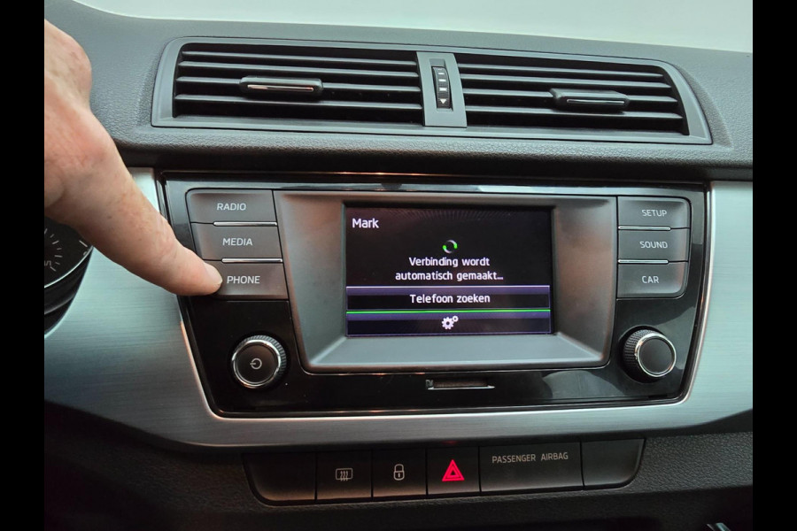 Škoda Fabia Combi Occasion met airco en isofix | Tweedehands Skoda Fabia kleine stationwagen in antracietgrijs | Sportvelgen