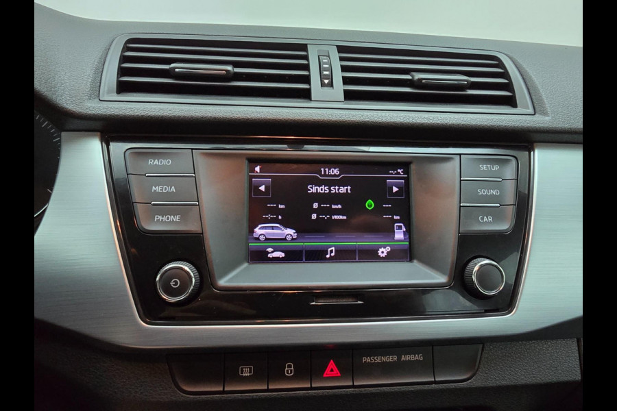 Škoda Fabia Combi Occasion met airco en isofix | Tweedehands Skoda Fabia kleine stationwagen in antracietgrijs | Sportvelgen