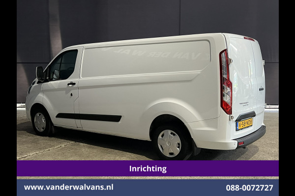 Ford Transit Custom 2.0 TDCI L2H1 Inrichting Euro6 Airco | Navigatie | Camera | LED | Cruisecontrol | Android Auto Parkeersensoren, Verwarmde voorruit, Stoelverwarming, Bijrijdersbank, 2800kg trekvermogen