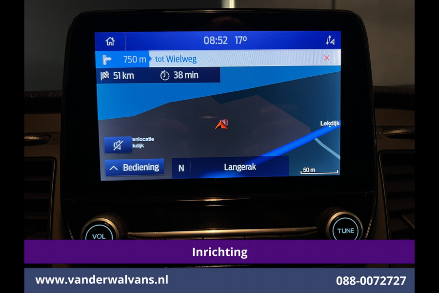Ford Transit Custom 2.0 TDCI L2H1 Inrichting Euro6 Airco | Navigatie | Camera | LED | Cruisecontrol | Apple Carplay Parkeersensoren, Verwarmde voorruit, Stoelverwarming, Bijrijdersbank, 2800kg trekvermogen