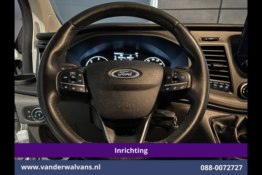 Ford Transit Custom 2.0 TDCI L2H1 Inrichting Euro6 Airco | Navigatie | Camera | LED | Cruisecontrol | Apple Carplay Parkeersensoren, Verwarmde voorruit, Stoelverwarming, Bijrijdersbank, 2800kg trekvermogen