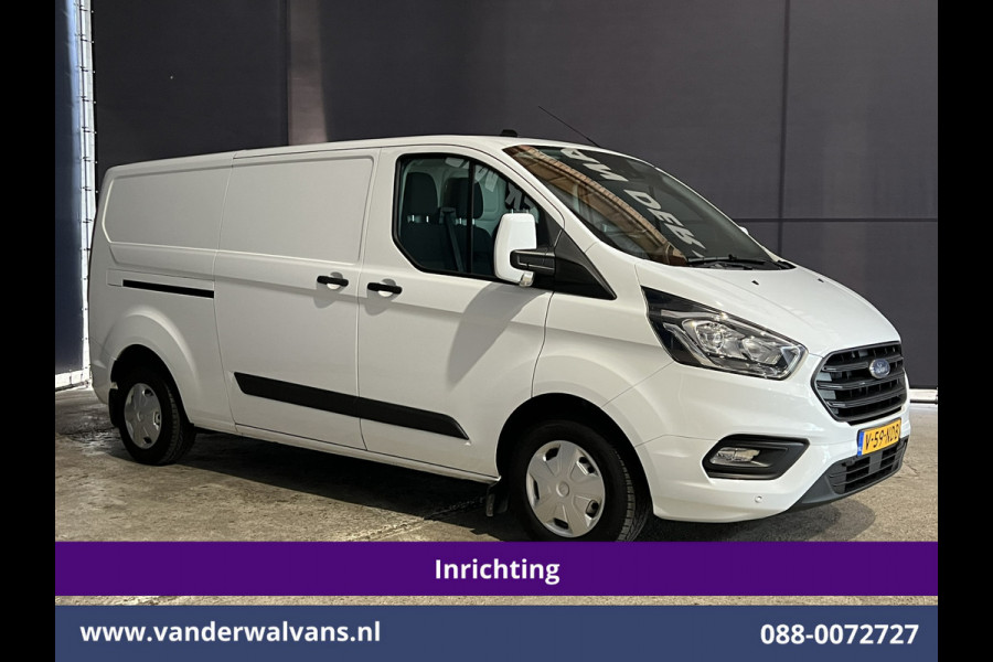 Ford Transit Custom 2.0 TDCI L2H1 Inrichting Euro6 Airco | Navigatie | Camera | LED | Cruisecontrol | Apple Carplay Parkeersensoren, Verwarmde voorruit, Stoelverwarming, Bijrijdersbank, 2800kg trekvermogen