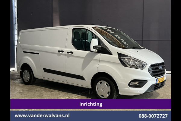 Ford Transit Custom 2.0 TDCI L2H1 Inrichting Euro6 Airco | Navigatie | Camera | LED | Cruisecontrol | Apple Carplay Parkeersensoren, Verwarmde voorruit, Stoelverwarming, Bijrijdersbank, 2800kg trekvermogen