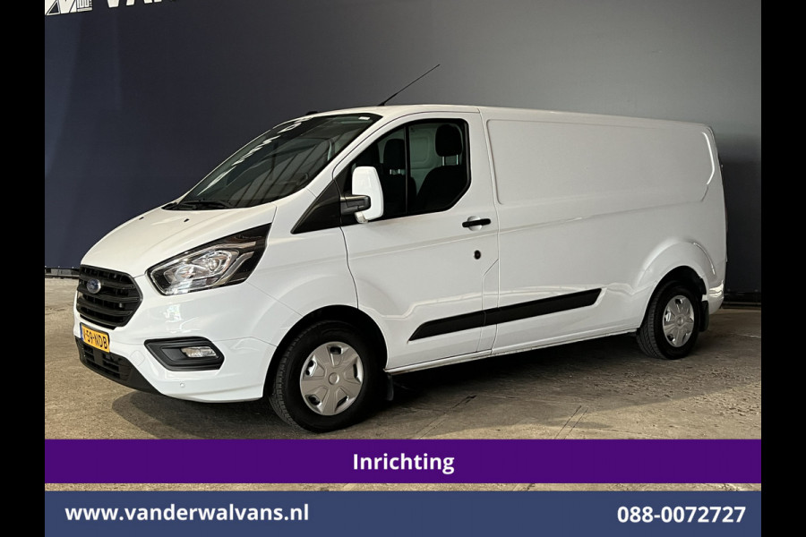 Ford Transit Custom 2.0 TDCI L2H1 Inrichting Euro6 Airco | Navigatie | Camera | LED | Cruisecontrol | Apple Carplay Parkeersensoren, Verwarmde voorruit, Stoelverwarming, Bijrijdersbank, 2800kg trekvermogen