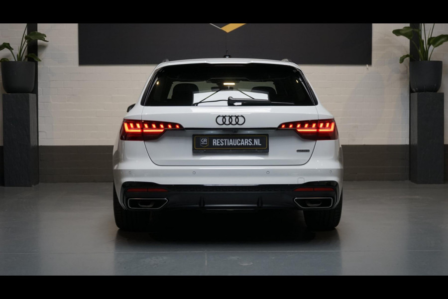 Audi A4 Avant 40 TFSI Quattro Black Optik 3x S-Line AUTOMAAT-ACC-BANG&OLUFSEN-CAMERA-CARPLAY-KEYLESS-MATRIX LED-PANORAMA-VIRTUEEL