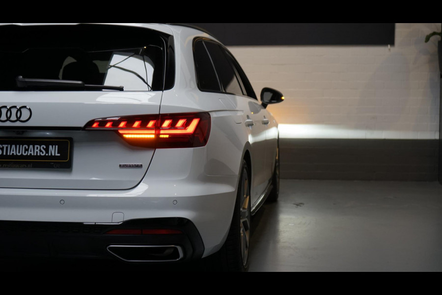 Audi A4 Avant 40 TFSI Quattro Black Optik 3x S-Line AUTOMAAT-ACC-BANG&OLUFSEN-CAMERA-CARPLAY-KEYLESS-MATRIX LED-PANORAMA-VIRTUEEL