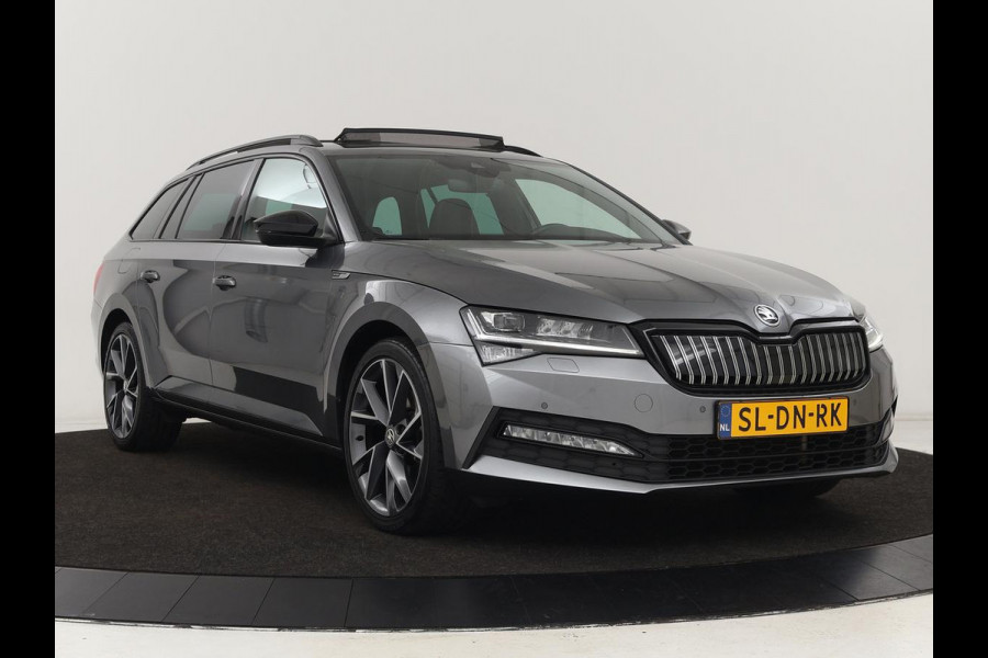 Škoda Superb 1.4 TSI iV Sportline | Panoramadak | Stoelverwarming | Adaptive cruise | Alcantara | Sfeerverlichting | Camera | Virtual Cockpit | Matrix LED | PHEV | Plug In