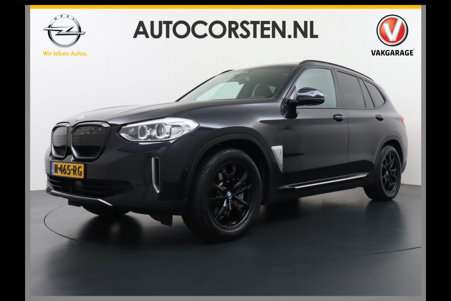 BMW iX3 Executive 80kWhPanoramadak Leer+Verwarmd+Memory Adaptieve LEDApple Carplay Android Auto Trekhaak Pdc Camera DAB Live Cockpit Pro Lmv Elek.Achterklep Regen-Lichtsensor Achteruitrij-assistent 1e Eigenaar Origineel Nederlands Nieuwprijs €68.172,-