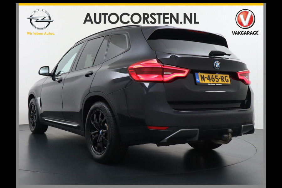 BMW iX3 Executive 80kWhPanoramadak Leer+Verwarmd+Memory Adaptieve LEDApple Carplay Android Auto Trekhaak Pdc Camera DAB Live Cockpit Pro Lmv Elek.Achterklep Regen-Lichtsensor Achteruitrij-assistent 1e Eigenaar Origineel Nederlands Nieuwprijs €68.172,-