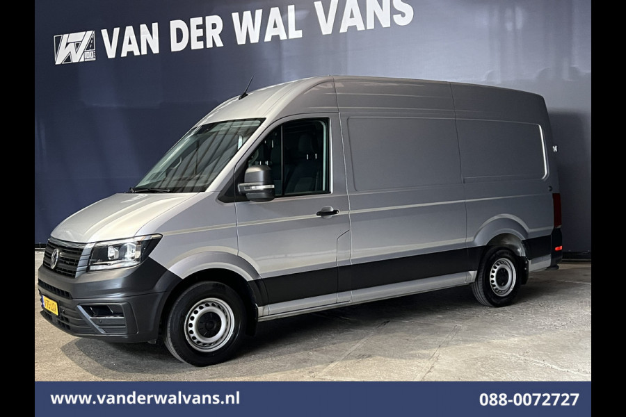 Volkswagen Crafter 2.0 TDI 141pk L3H3 L2H2 Euro6 Airco | Camera | Apple Carplay | Cruisecontrol Android Auto, Chauffeursstoel, Parkeersensoren, Bijrijdersbank, 3000kg trekvermogen, zilver