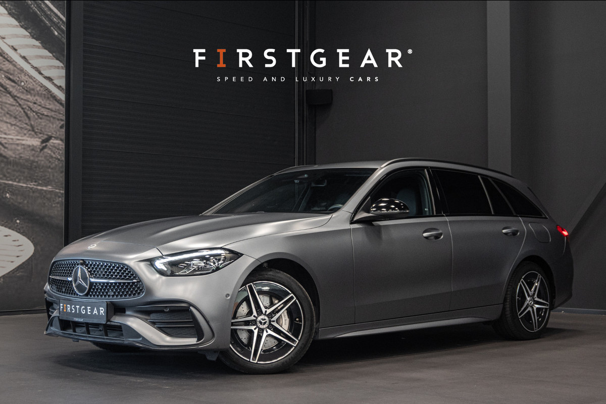 Mercedes-Benz C-Klasse Estate 300 e AMG Line *Designo Magno / Niveauregulering / Sound-Systeem / Night-Pakket / Elektrische Trekhaak*