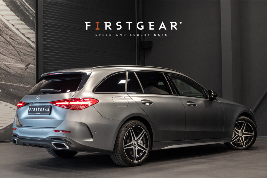 Mercedes-Benz C-Klasse Estate 300 e AMG Line *Designo Magno / Niveauregulering / Sound-Systeem / Night-Pakket / Elektrische Trekhaak*