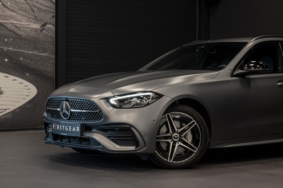 Mercedes-Benz C-Klasse Estate 300 e AMG Line *Designo Magno / Niveauregulering / Sound-Systeem / Night-Pakket / Elektrische Trekhaak*