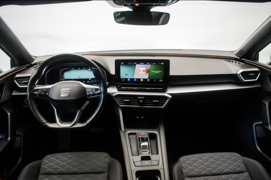 Seat León ST 1.0 eTSI FR Business Intense Automaat [ Full LED Virtual Trekhaak Carplay Sfeerverlichting Camera ]