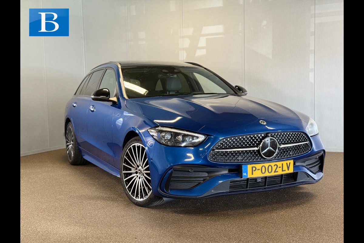 Mercedes-Benz C-Klasse Estate 300e AMG STYLING-PANORAMA-HEAD UP-MEMORY-TREKHAAK-ZEER COMPLEET Mercedes-Benz C-Klasse Estate 300e AMG STYLING-PANORAMA-HEAD UP-MEMORY-TREKHAAK-ZEER COMPLEET