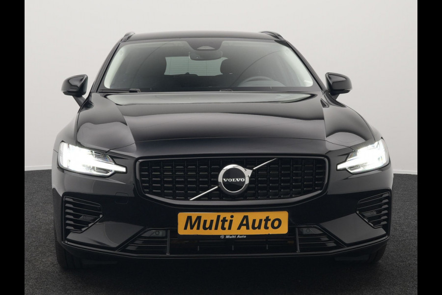 Volvo V60 T6 Plus Dark AWD Plug In Hybrid 340pk Dealer O.H PHEV | Trekhaak Af Fabriek | Adaptive Cruise | Camera | Lederen Sportstoelen Memory & Verwarmd | Google Assistant & Maps | Apple Carplay | Pilot Assist | Blis | Virtual | Navigatie | DAB |