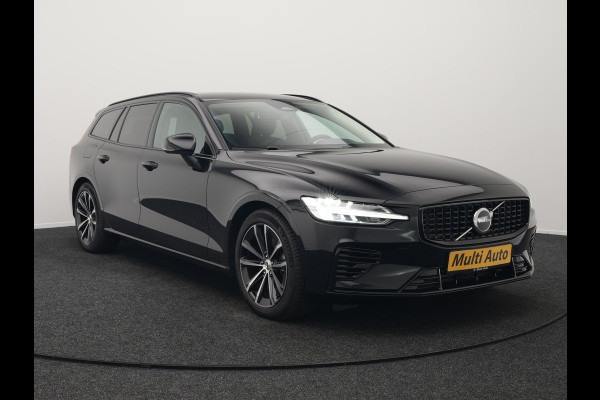 Volvo V60 T6 Plus Dark AWD Plug In Hybrid 340pk Dealer O.H PHEV | Trekhaak Af Fabriek | Adaptive Cruise | Camera | Lederen Sportstoelen Memory & Verwarmd | Google Assistant & Maps | Apple Carplay | Pilot Assist | Blis | Virtual | Navigatie | DAB |