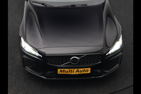 Volvo V60 T6 Plus Dark AWD Plug In Hybrid 340pk Dealer O.H PHEV | Trekhaak Af Fabriek | Adaptive Cruise | Camera | Lederen Sportstoelen Memory & Verwarmd | Google Assistant & Maps | Apple Carplay | Pilot Assist | Blis | Virtual | Navigatie | DAB |