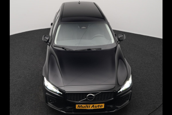 Volvo V60 T6 Plus Dark AWD Plug In Hybrid 340pk Dealer O.H PHEV | Trekhaak Af Fabriek | Adaptive Cruise | Camera | Lederen Sportstoelen Memory & Verwarmd | Google Assistant & Maps | Apple Carplay | Pilot Assist | Blis | Virtual | Navigatie | DAB |