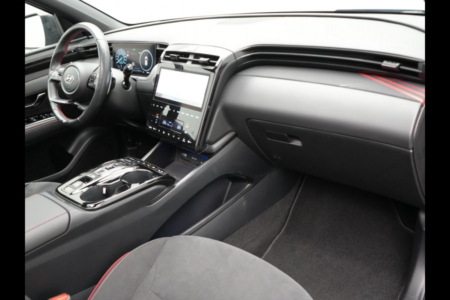 Hyundai Tucson 1.6 T-GDI N Line Sky 4WD Plug In Hybrid 265pk PHEV | Panodak | Alcantara Sportstoelen Memory & Ventilatie | Adaptive Cruise | Camera | Keyless | Krell Premium Sound | Apple Carplay | 19"L.M | Stuurverwarming |