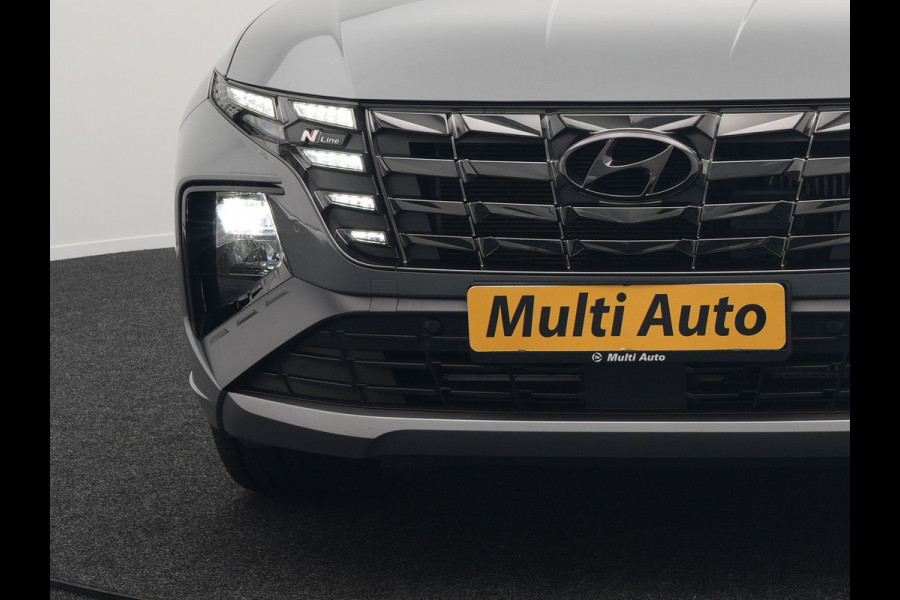 Hyundai Tucson 1.6 T-GDI N Line Sky 4WD Plug In Hybrid 265pk PHEV | Panodak | Alcantara Sportstoelen Memory & Ventilatie | Adaptive Cruise | Camera | Keyless | Krell Premium Sound | Apple Carplay | 19"L.M | Stuurverwarming |
